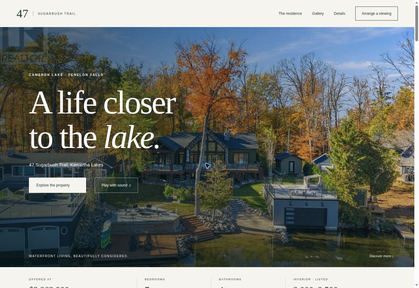Homepage preview of 47 Sugarbush Trail